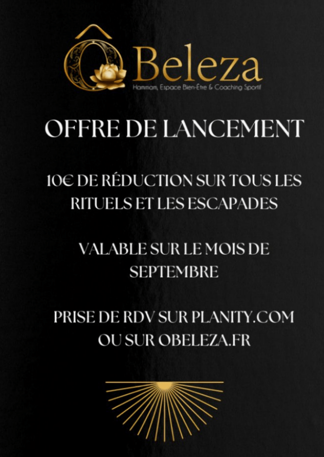 Offre de lancement O Beleza